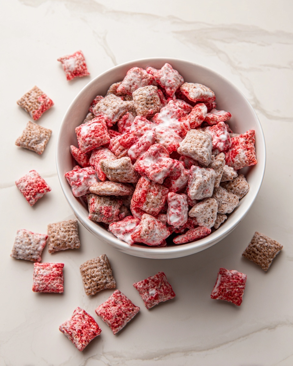 Cherry Cheesecake Puppy Chow Recipe - Recipe Image