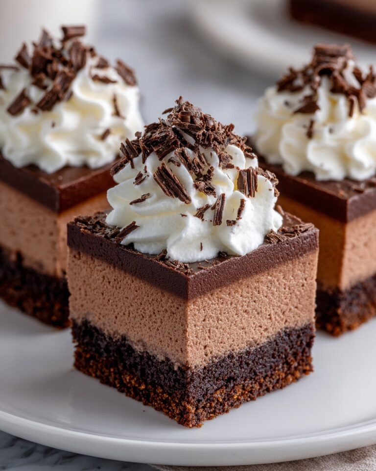 No-Bake Chocolate Mousse Bars Recipe