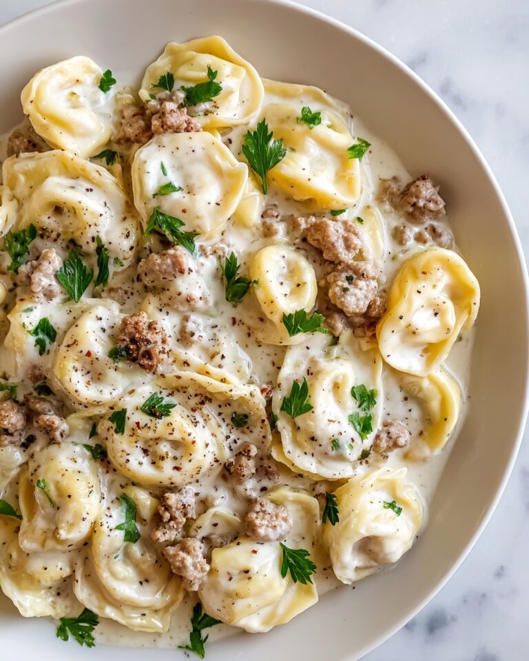Beef Tortellini Alfredo Recipe