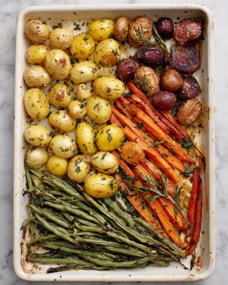 Garlic Herb Roasted Veggies Recipe