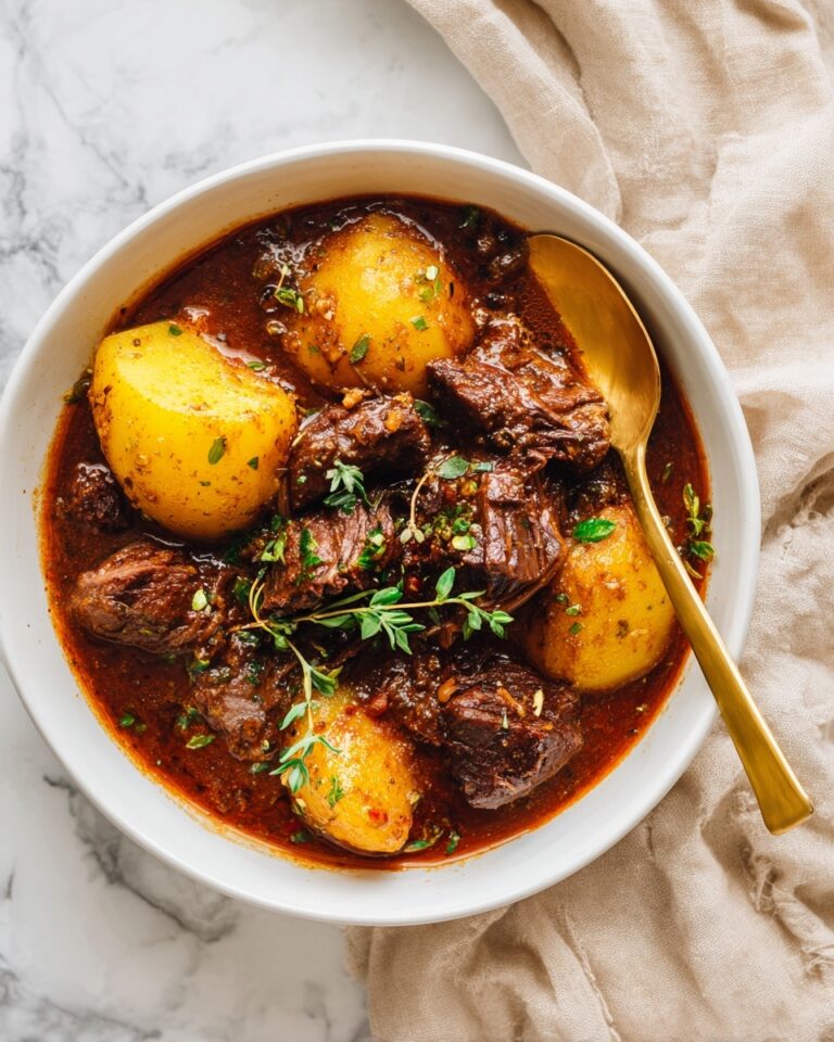 Carne con Papas: Mexican Beef Stew with Potatoes and Tomato Sauce Recipe