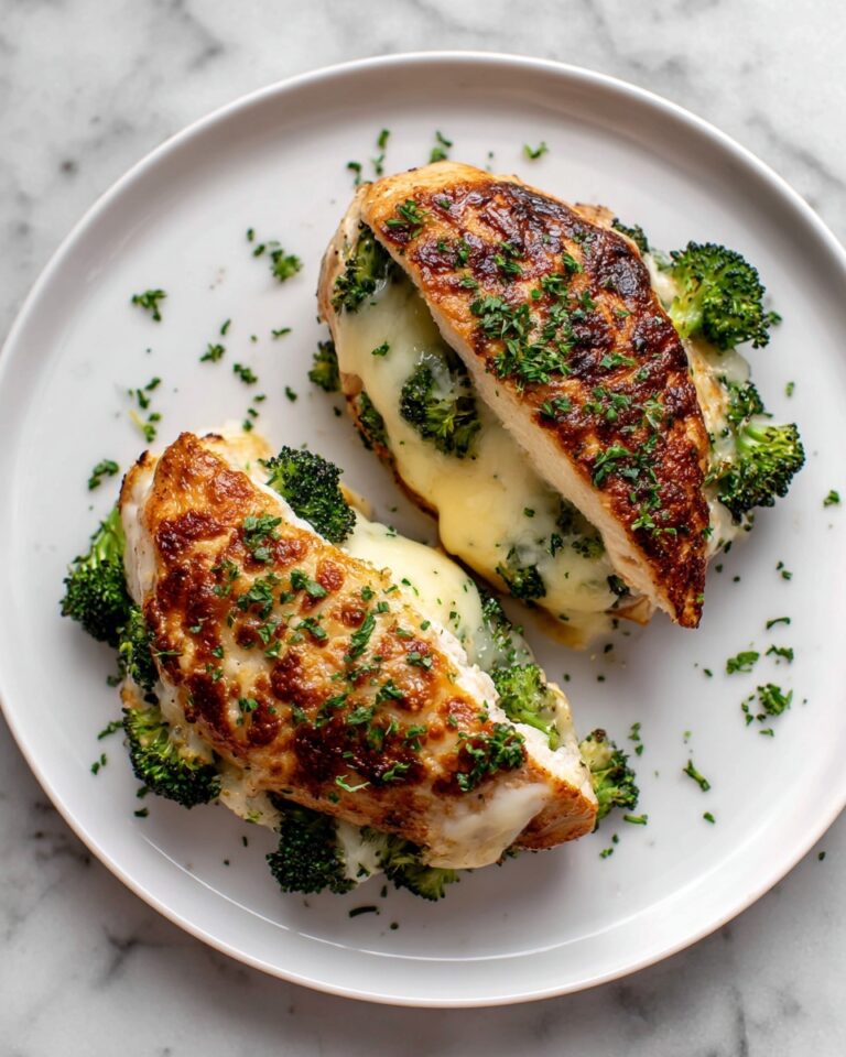 Broccoli Cheddar Stuffed Chicken Breast Recipe