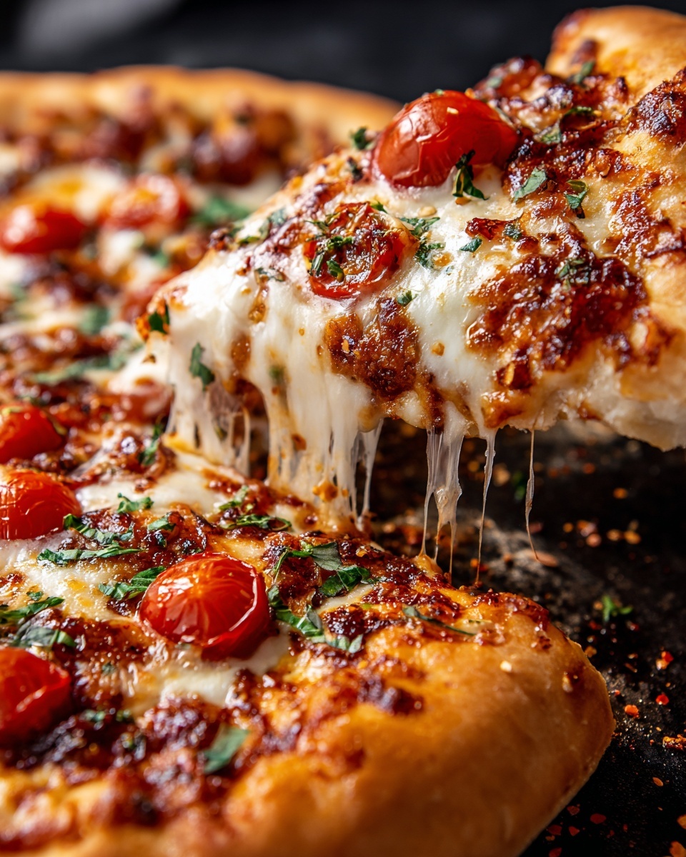 Calabrian Chili Roasted Red Pepper Pizza Recipe - Recipe Image