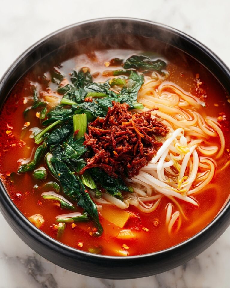 Korean Spicy Beef Vegetable Soup Recipe