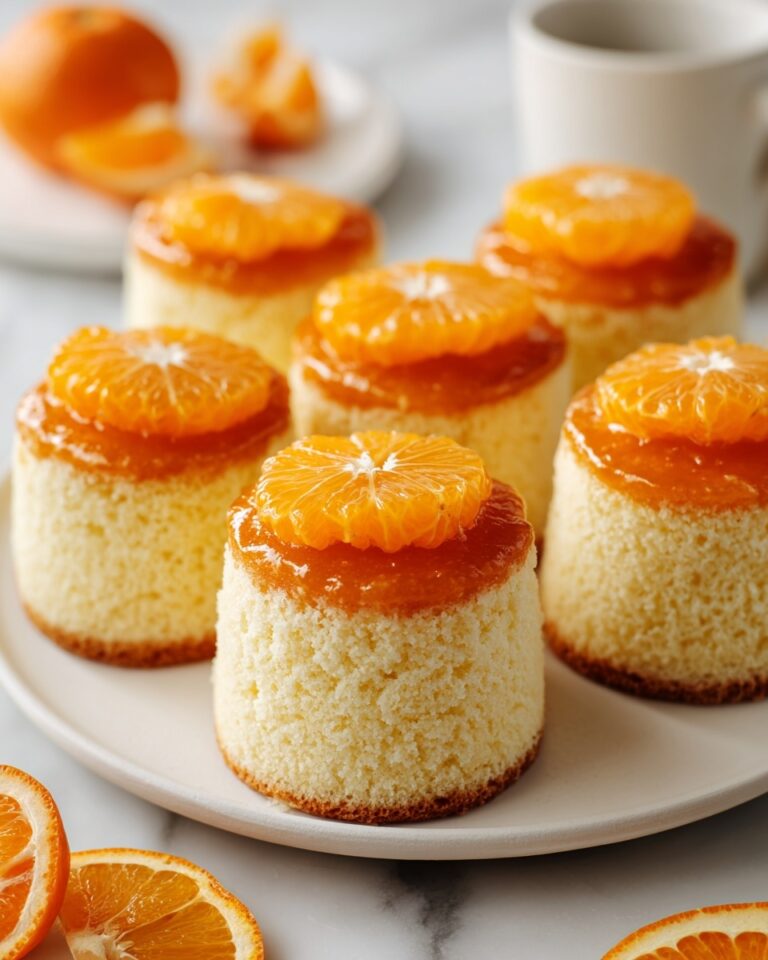 Mandarin Upside-Down Cakelets Recipe