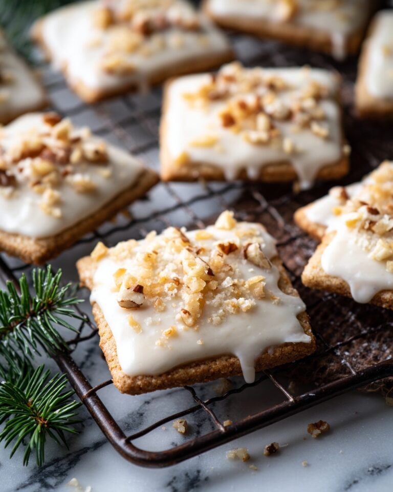 Pecan Sugar Cookies with Brown Butter Icing Recipe