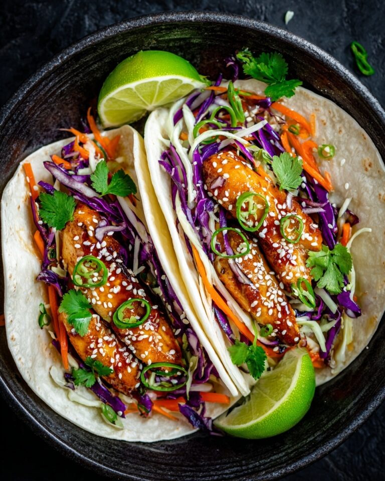 Crunchy Asian-Style Chicken Tacos Recipe