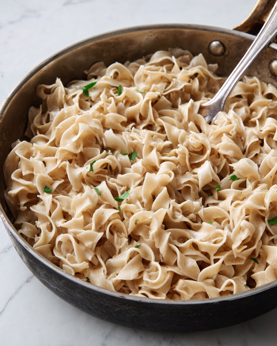 Easy One Pan Buttered Noodles Recipe - Recipe Image