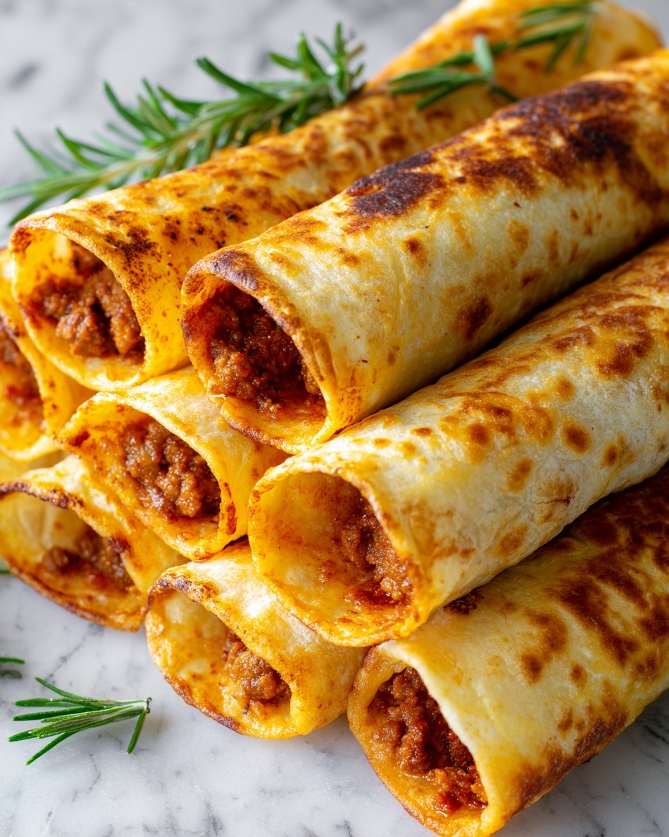 Spicy Beef Taquitos Recipe - Recipe Image