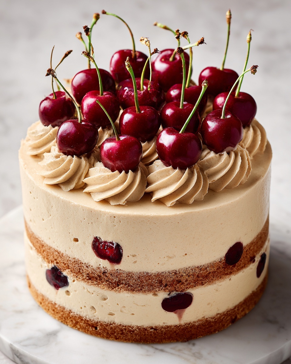 Decadent Cherry Swirl Cake Recipe - Recipe Image
