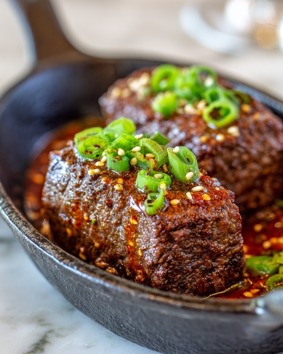 Sweet & Spicy Korean BBQ Meatloaf Recipe - Recipe Image
