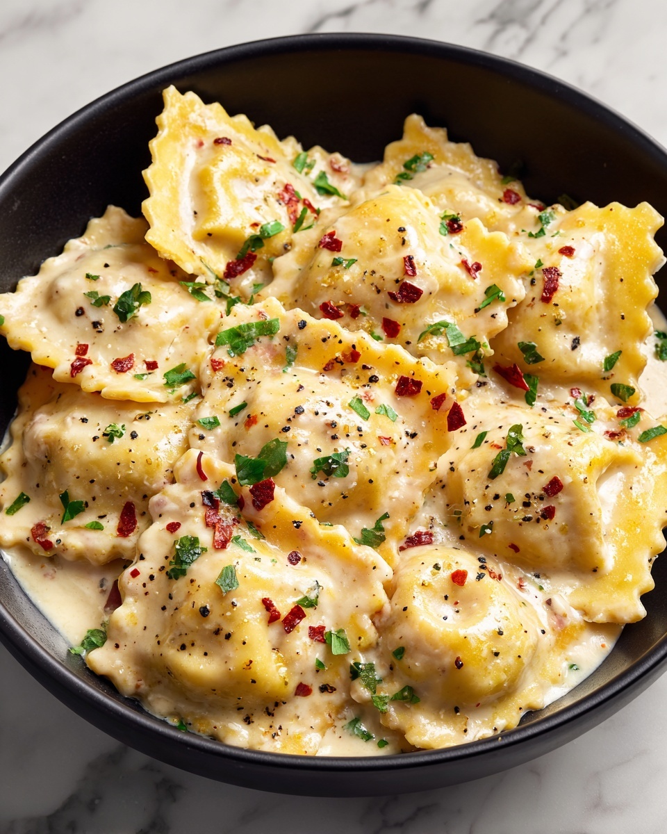 Creamy Crockpot Tortellini Recipe - Recipe Image