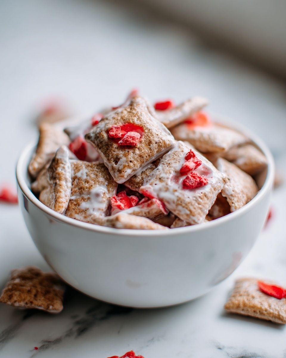 Cherry Cheesecake Puppy Chow Recipe - Recipe Image