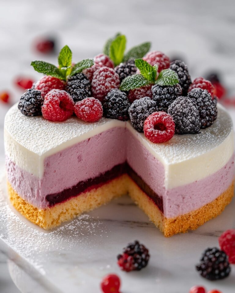 Berry Cream Cheese Cake Recipe