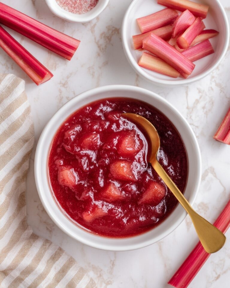 Rhubarb Sauce Recipe