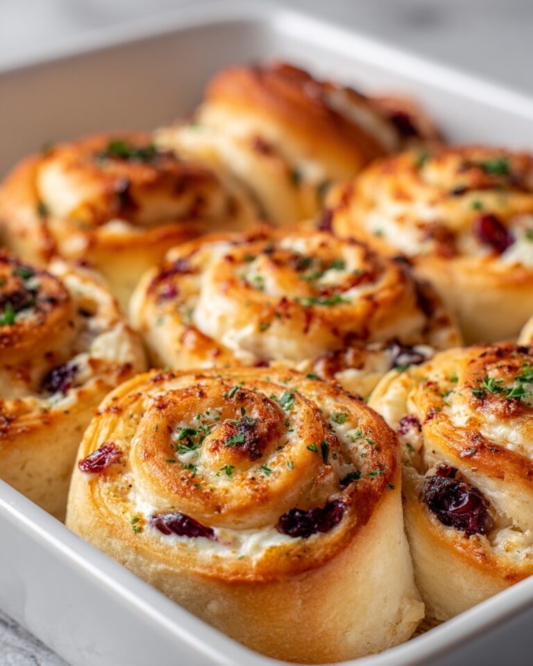 Festive Cranberry Feta Pinwheels Recipe