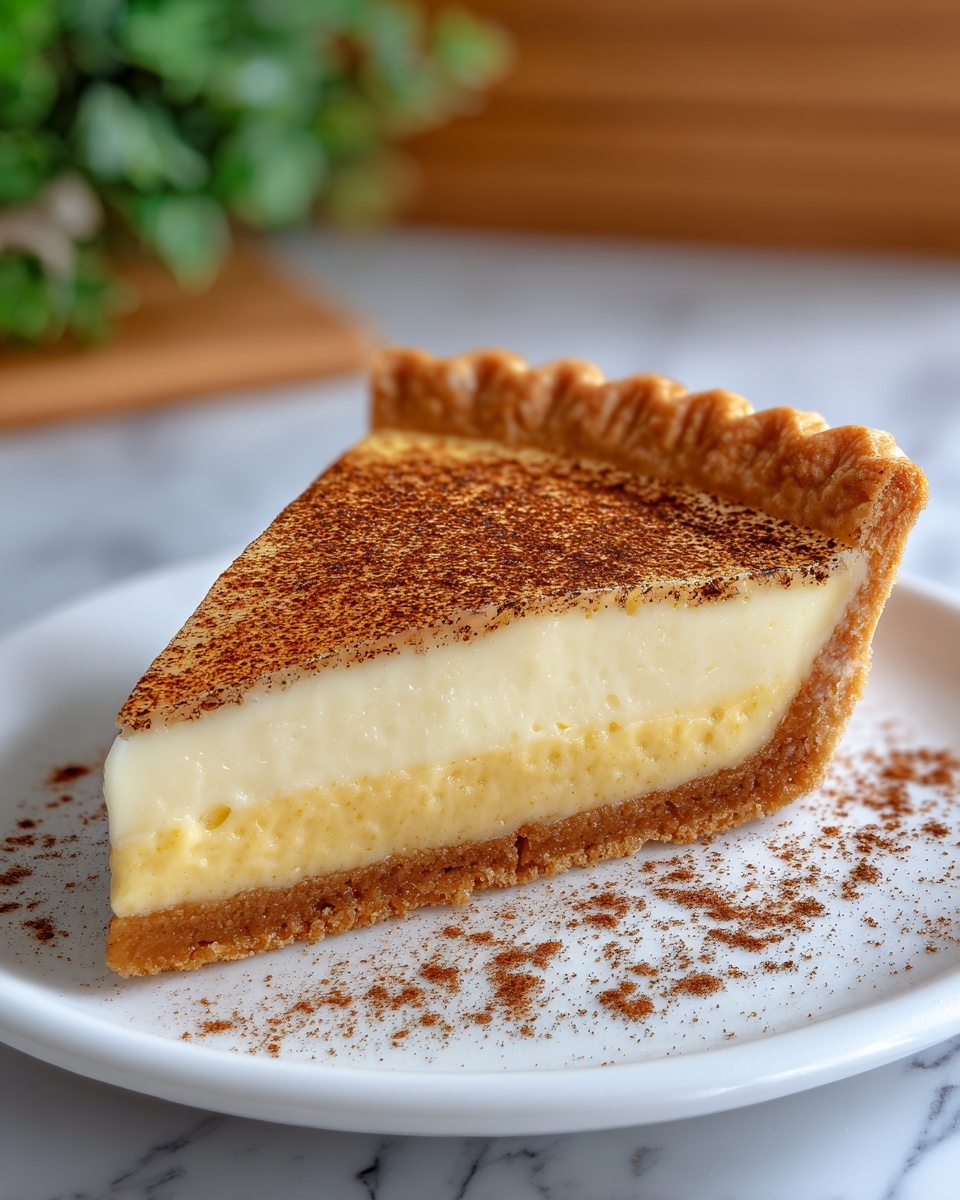 Old Fashioned Egg Custard Pie Recipe - Recipe Image
