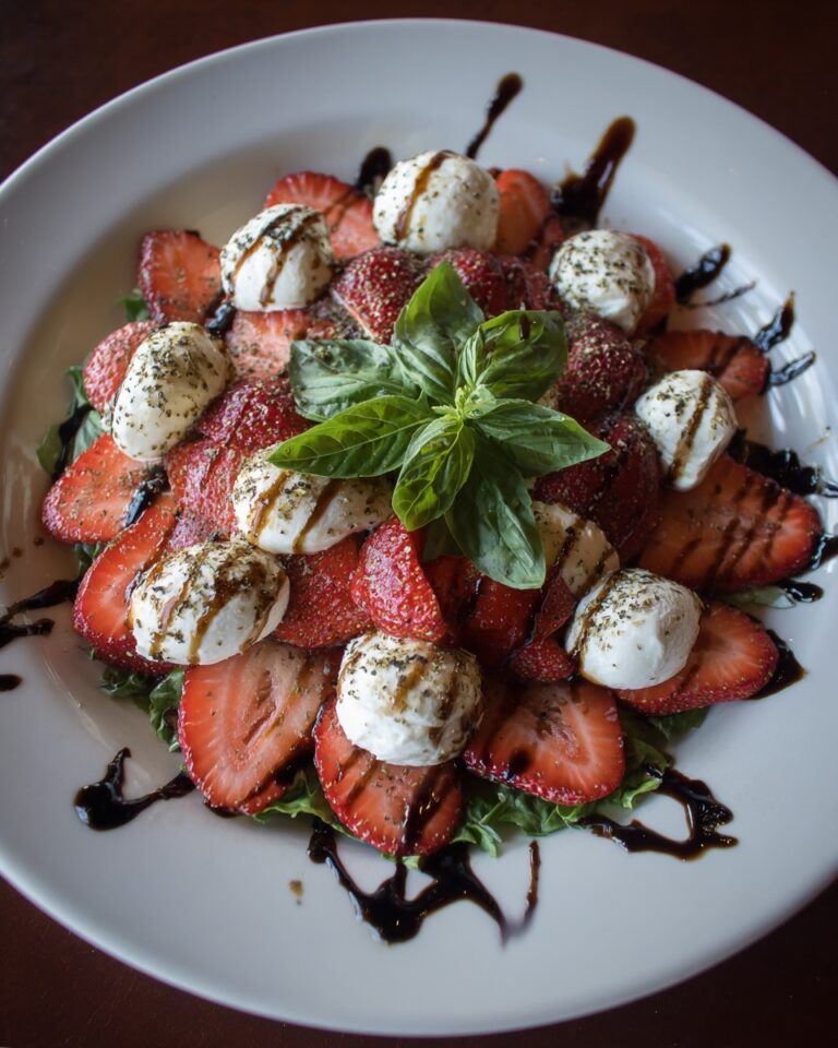 Balsamic Strawberry Caprese Recipe