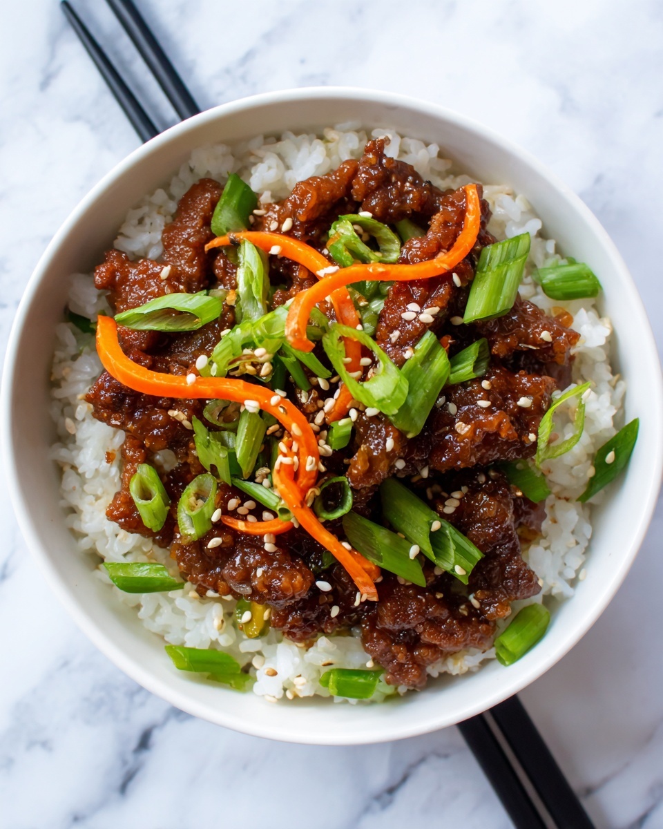 Korean Beef Bowl Recipe - Recipe Image