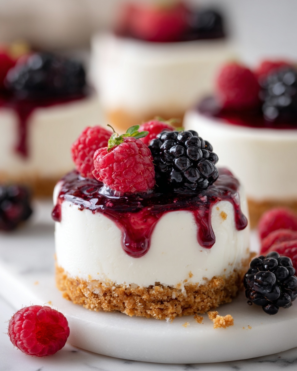 No-Bake Mini Cheesecakes Recipe - Recipe Image