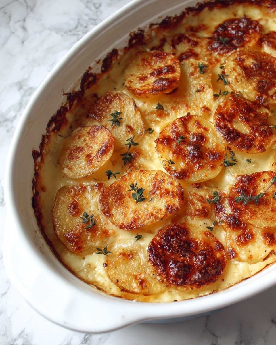 Ruth’s Chris-Inspired Potatoes Au Gratin Recipe - Recipe Image