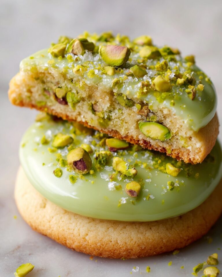 Pistachio Shortbread Cookies Recipe
