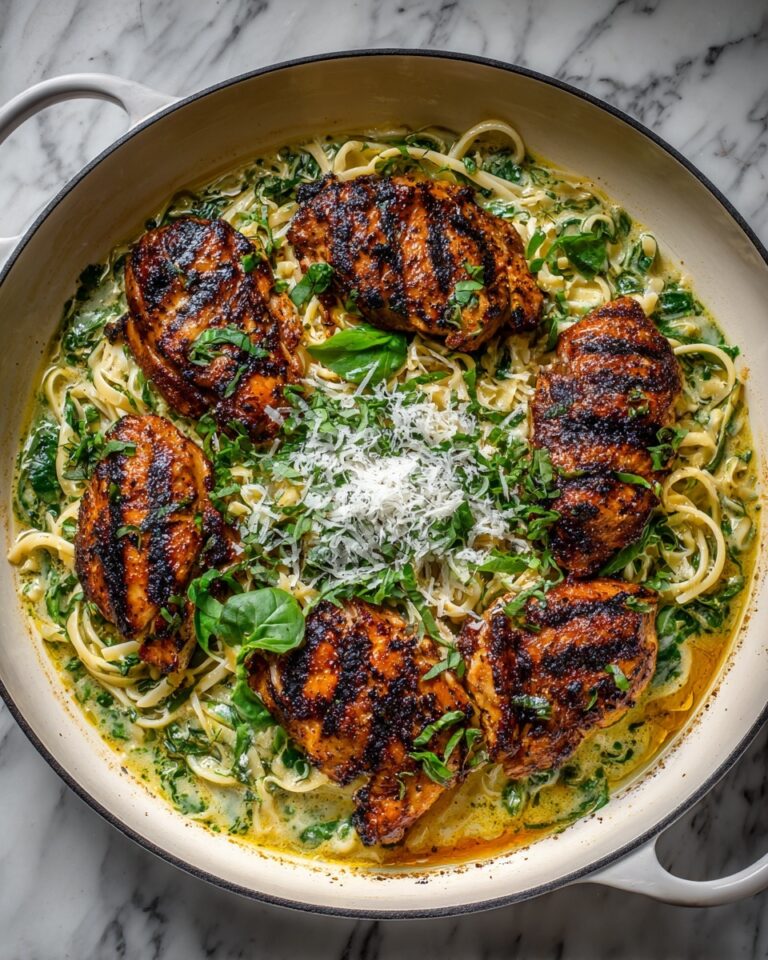 Creamy Parmesan Orzo with Chicken and Asparagus Recipe