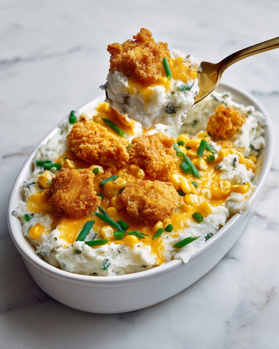 KFC Chicken Bowl Casserole Recipe - Recipe Image