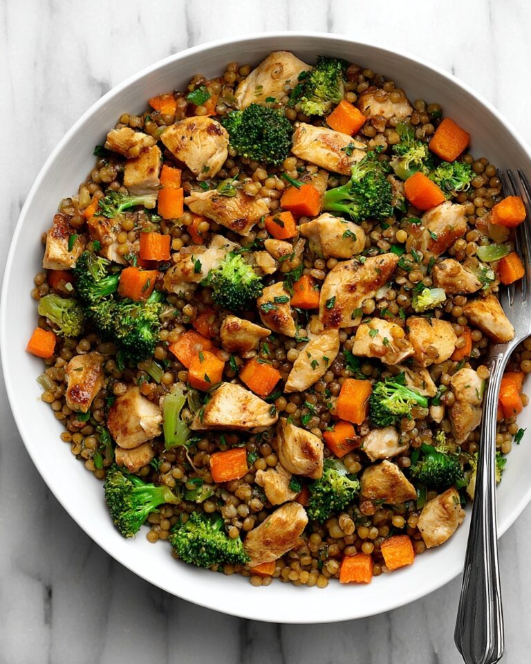 Roasted Butternut Squash, Broccoli, and Cheddar Chicken Couscous Recipe
