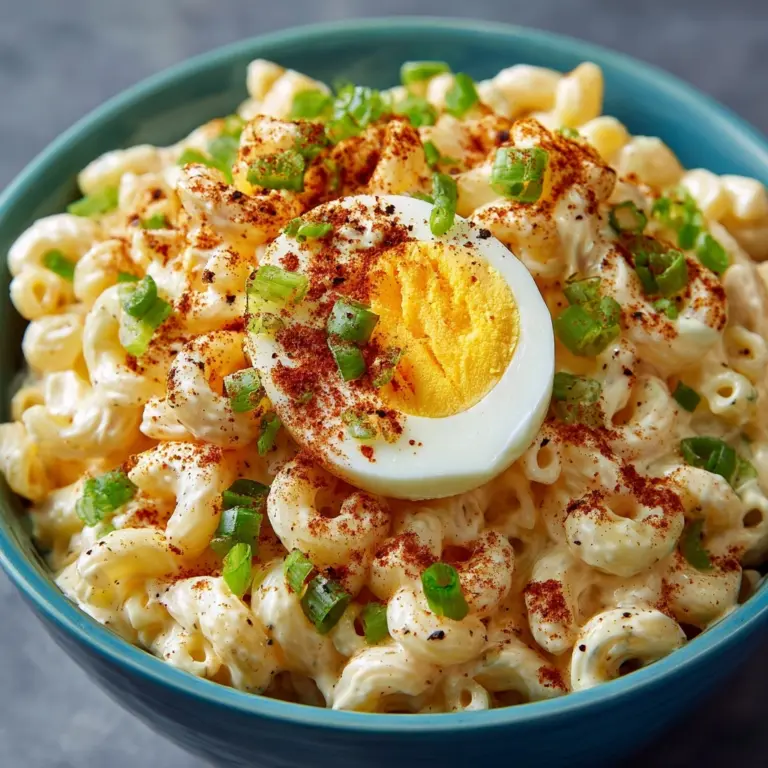 Deviled Egg Macaroni Salad Recipe