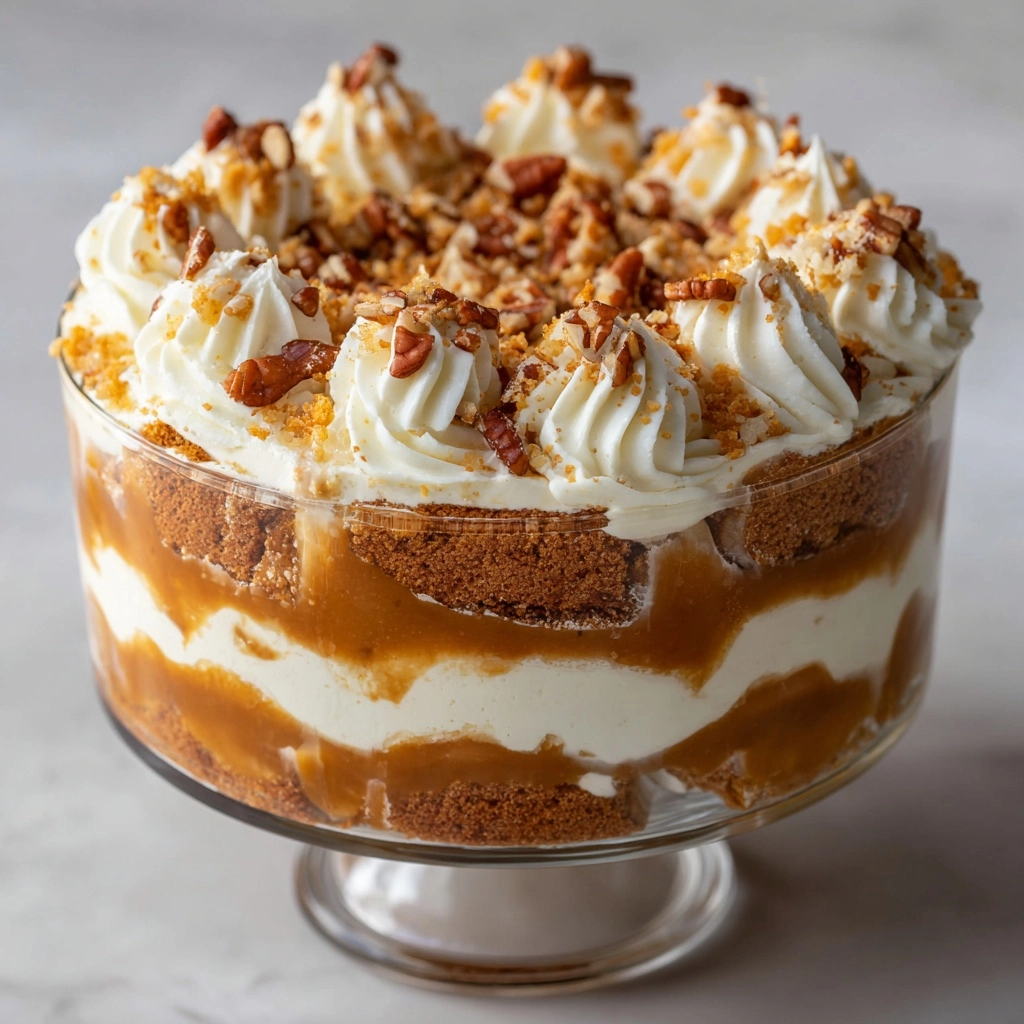 Maple Pecan & Pumpkin Cheesecake Trifle Recipe - Recipe Image