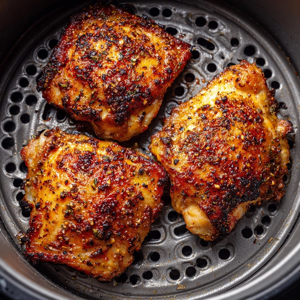 Air Fryer Chicken Thighs Recipe - Recipe Image