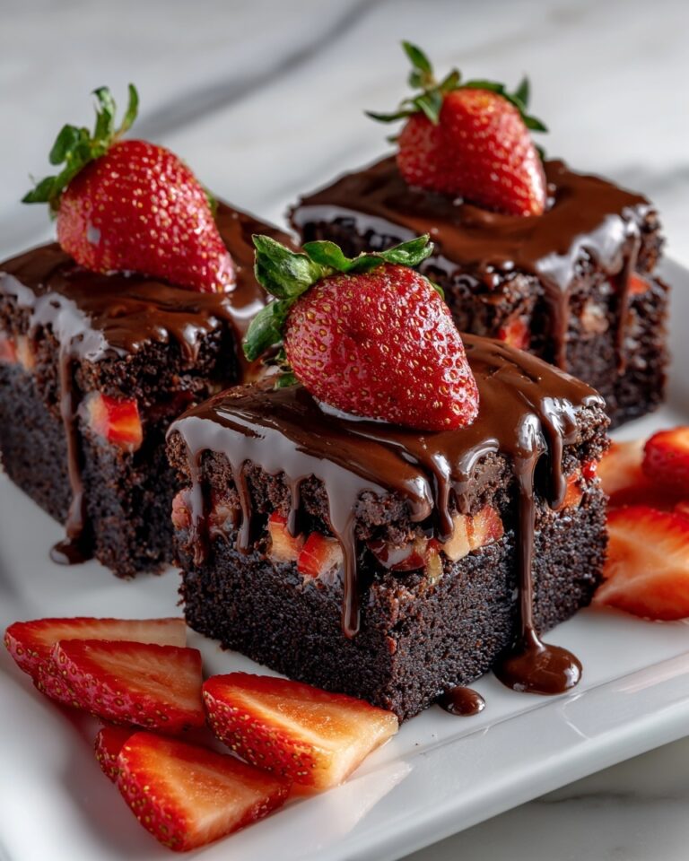 Chocolate Covered Strawberry Brownies: A Decadent Dessert Recipe