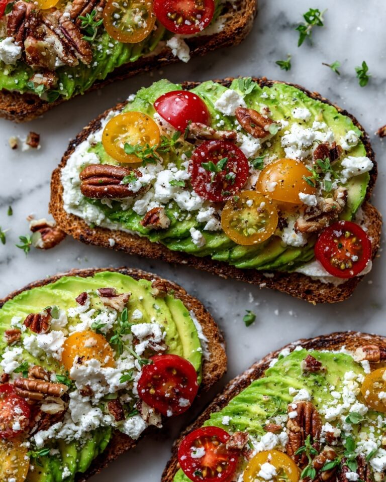 Avocado Toast with Feta Cheese Recipe