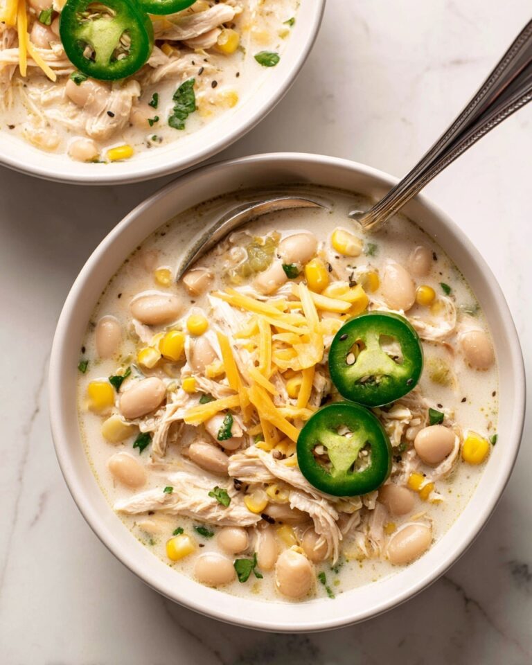 Creamy Crockpot White Chicken Chili Recipe