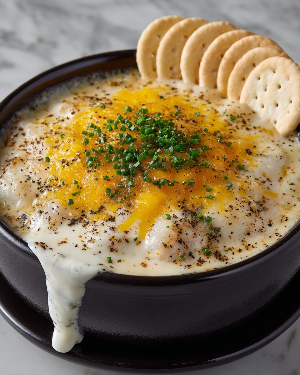 Cheesy Chive Warm Dip Recipe - Recipe Image