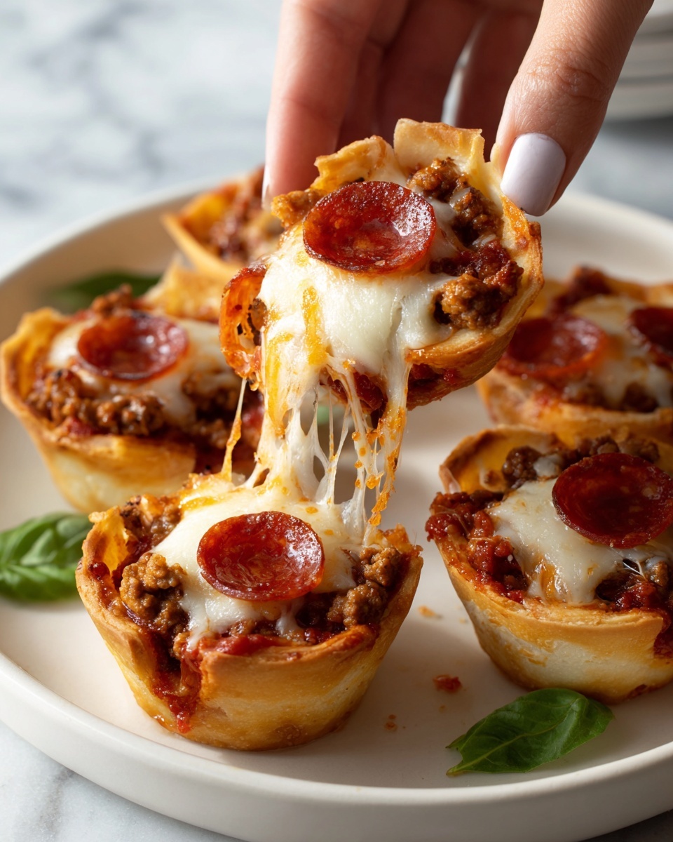 Bite-Sized Pepperoni & Sausage Pizza Puffs Recipe - Recipe Image
