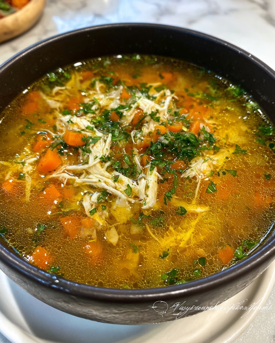 Chicken and Stars Soup Recipe - Recipe Image