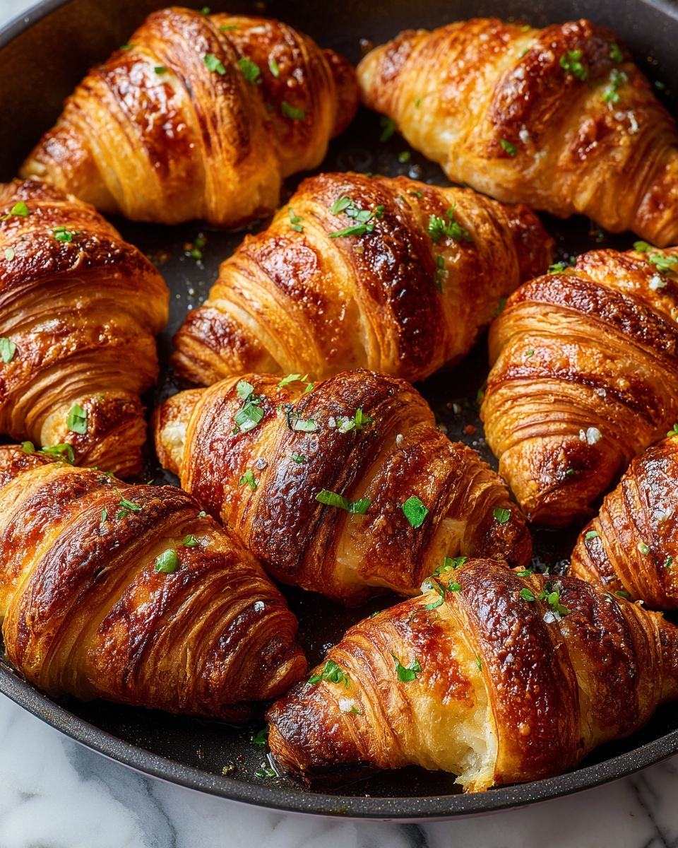 Croissant Breakfast Casserole with Lemon Curd and Berries Recipe - Recipe Image