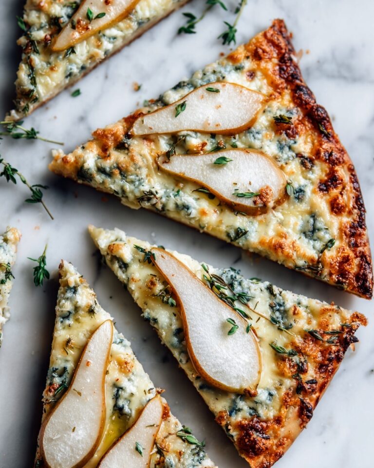 Pear and Gorgonzola Flatbread Recipe