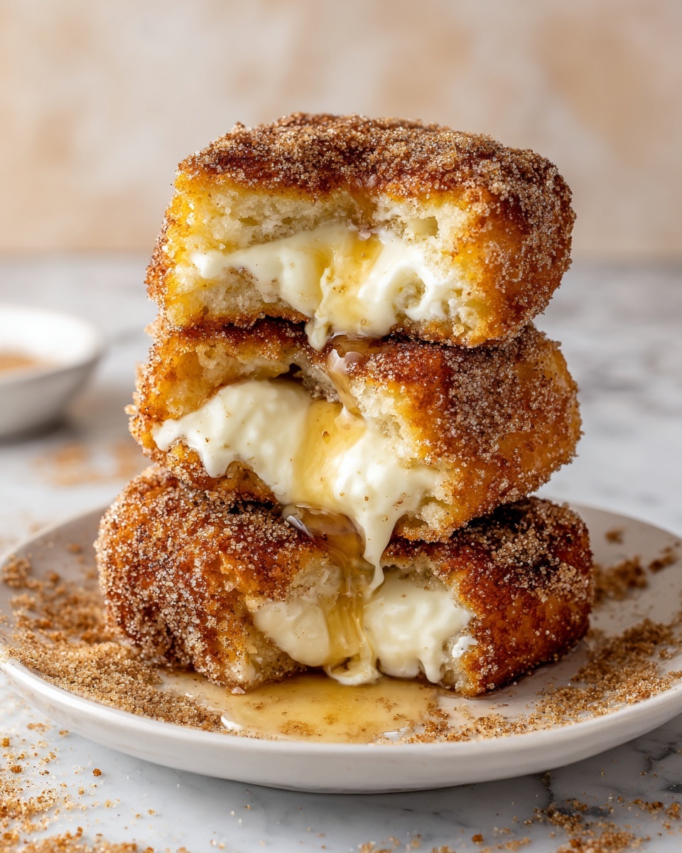 Churro Stuffed French Toast with Cinnamon Sugar Recipe - Recipe Image