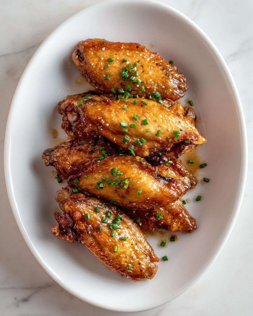 Grilled Honey Garlic Chicken Wings Recipe - Recipe Image