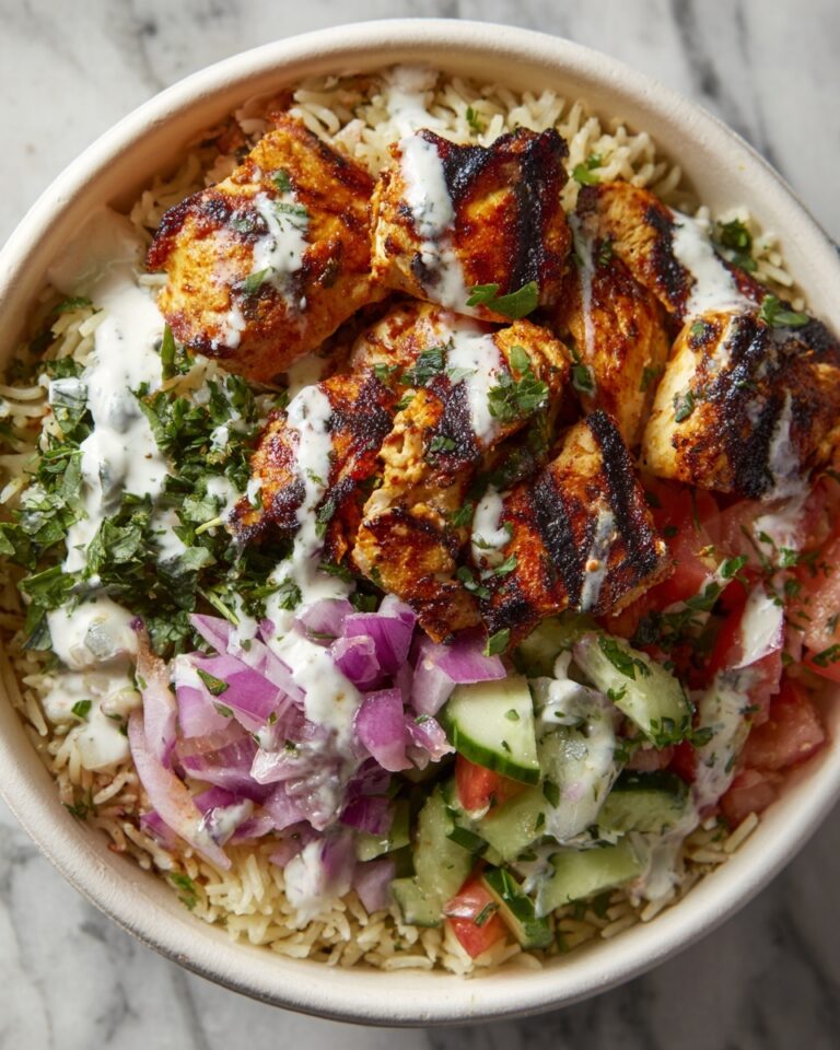 Juicy Chicken Shawarma Crispy Rice Salad Recipe