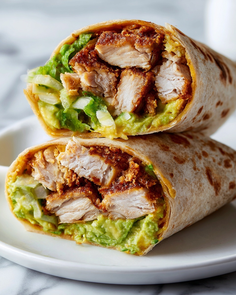 Chicken Avocado Wrap Recipe - Recipe Image