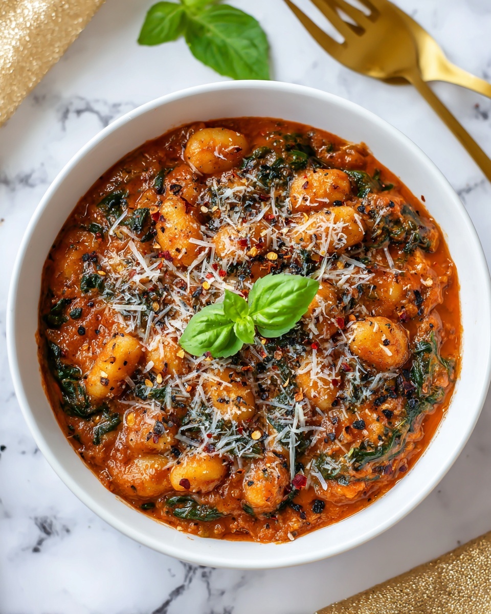 One-Pan Creamy Sausage Gnocchi Recipe - Recipe Image