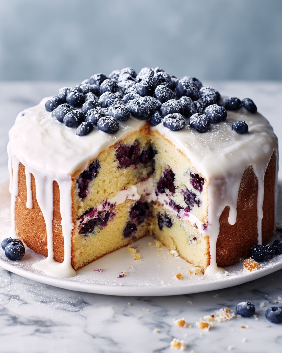 Lemon Blueberry Coffee Cake Recipe - Recipe Image