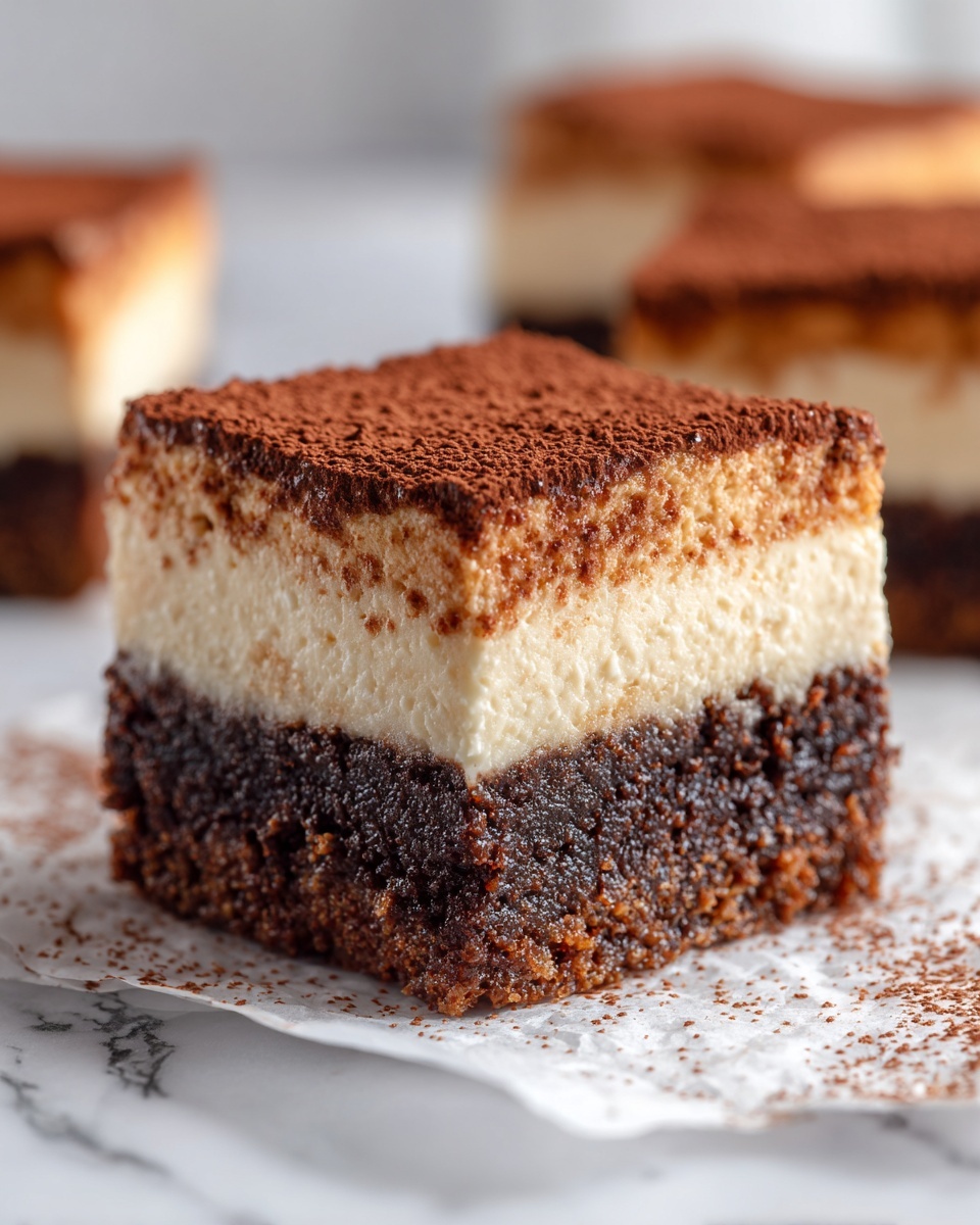 Tiramisu Brownies Recipe - Recipe Image