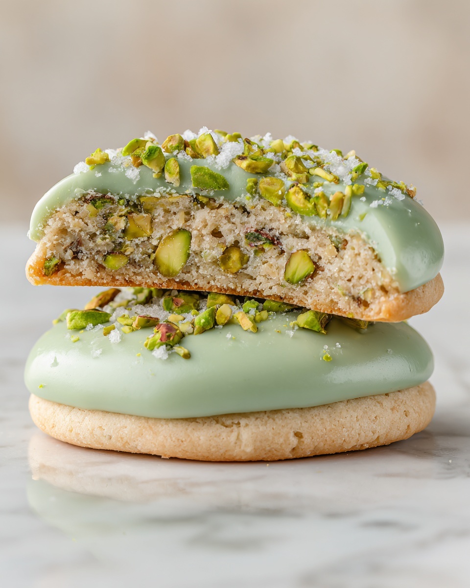Pistachio Shortbread Cookies Recipe - Recipe Image