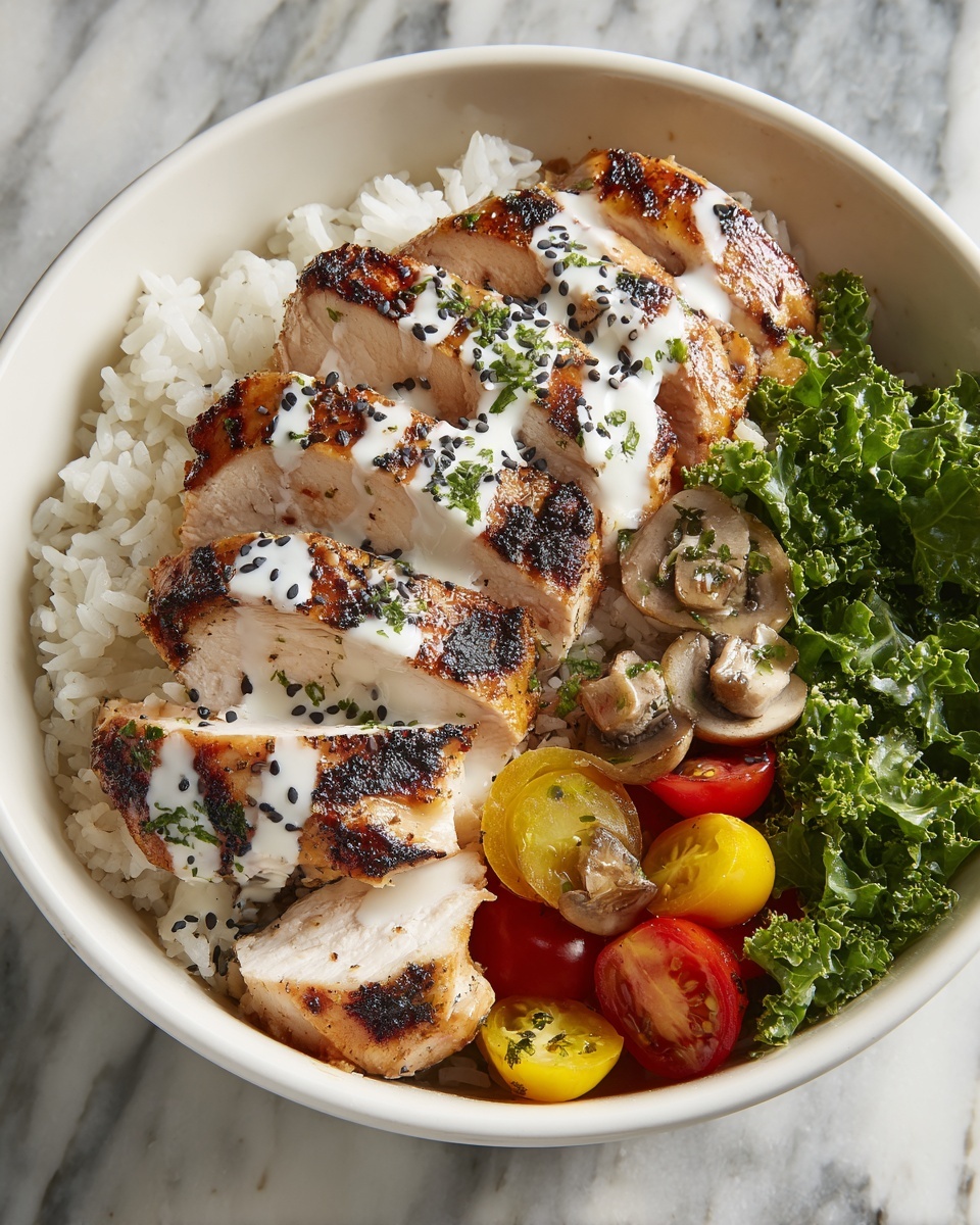 Greek Chicken Bowls Recipe - Recipe Image