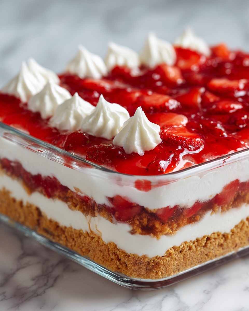 Strawberry Cheesecake Dump Cake Recipe - Recipe Image